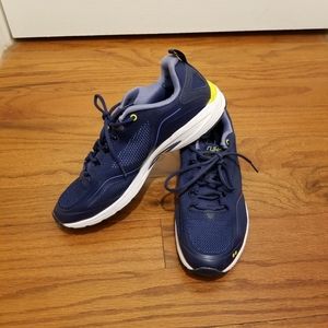 Ryka Sky Bolt navy blue sneakers size 9.5W EUC